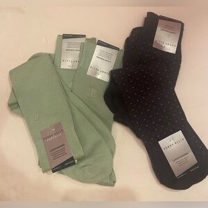 Perry Ellis 5 Pair Portfolio Men’s Dress Socks Ultra Soft Shoe Size 7-12
